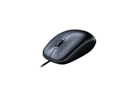 Logitech M100 Wired USB Optical Mouse Right & Left Hand Use- Mouse